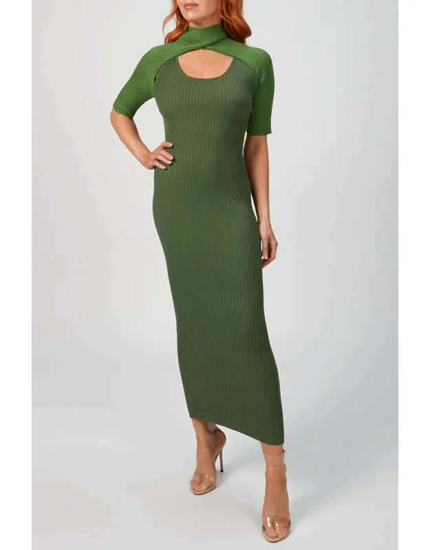 Loop Layered Knit Dress