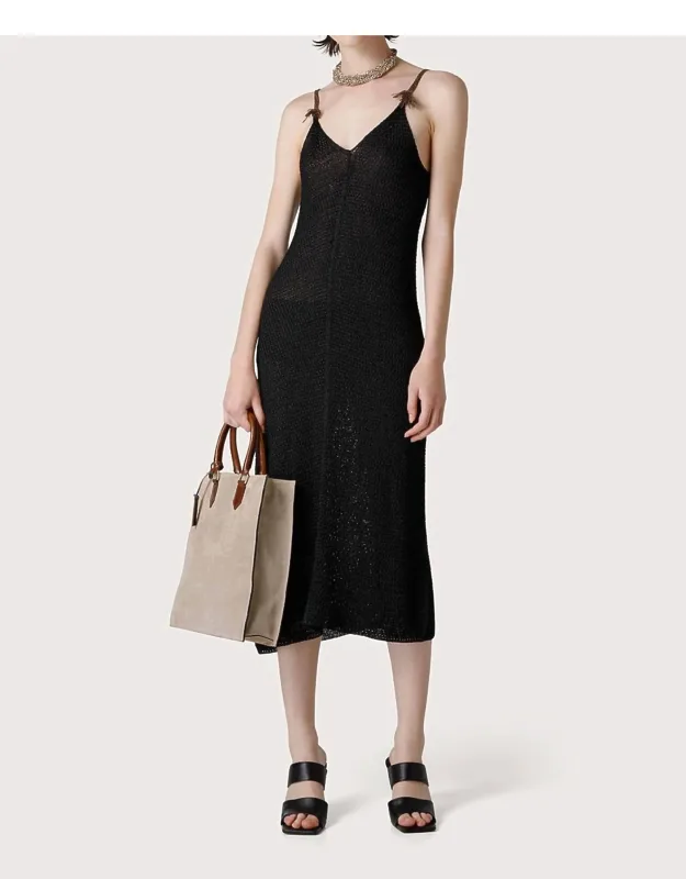 Spaghetti Strap V-neck Dress