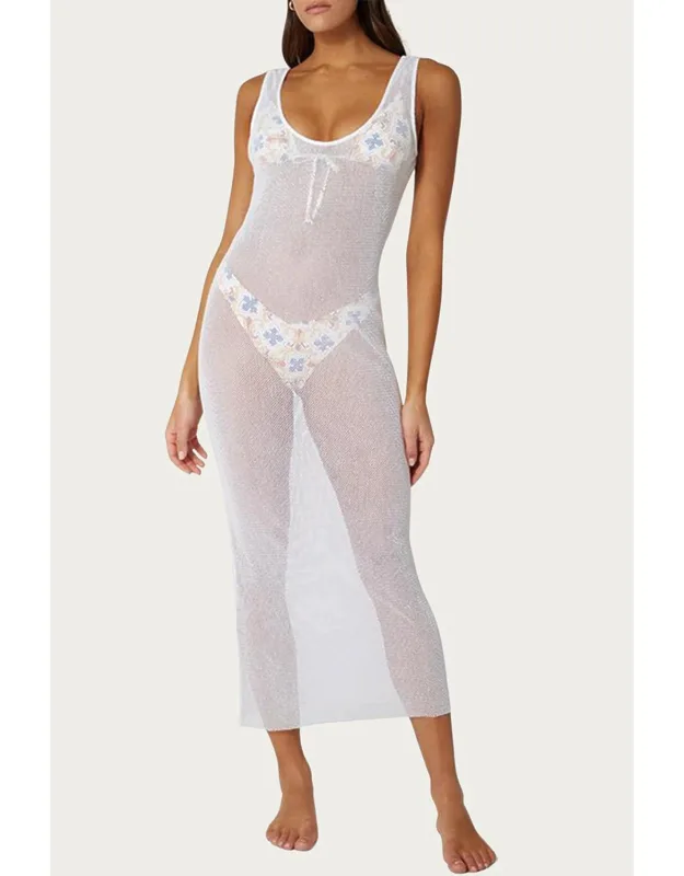 Fishnet Maxi Dress