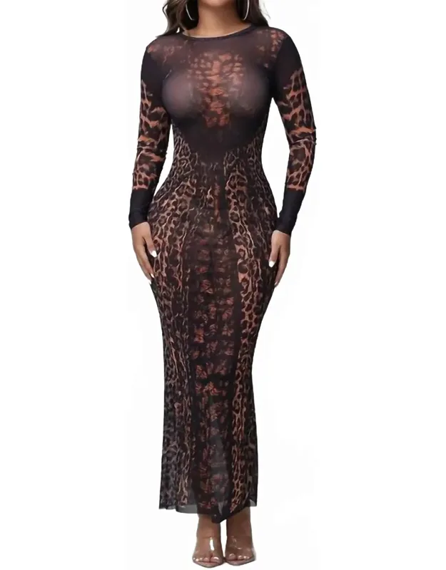 Wild Intensions Mesh Maxi Dress