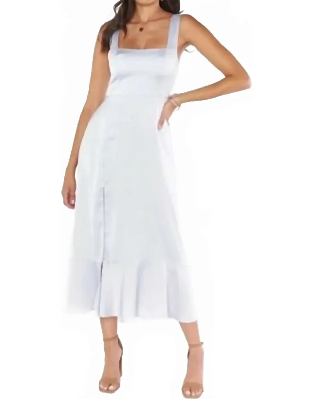 Satin Midi Dress