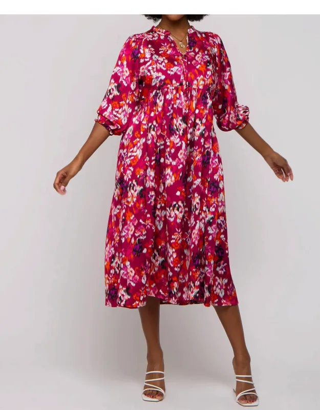 Knit 3/4 Sleeve Dress