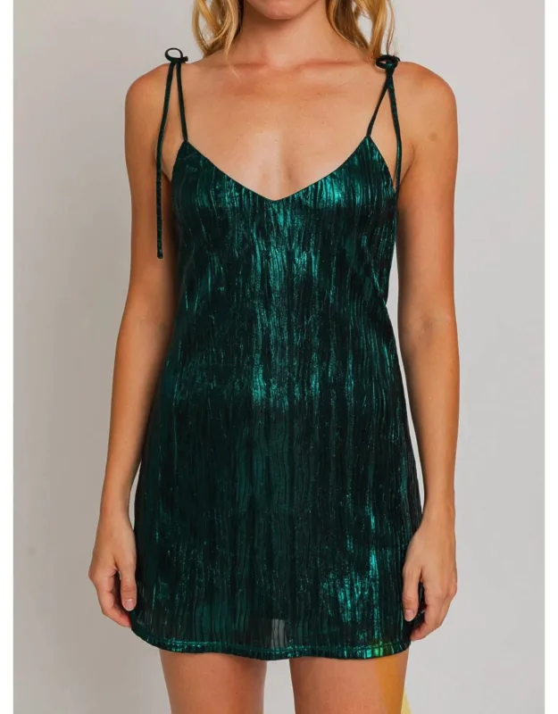 Tie Strap Mini Dress