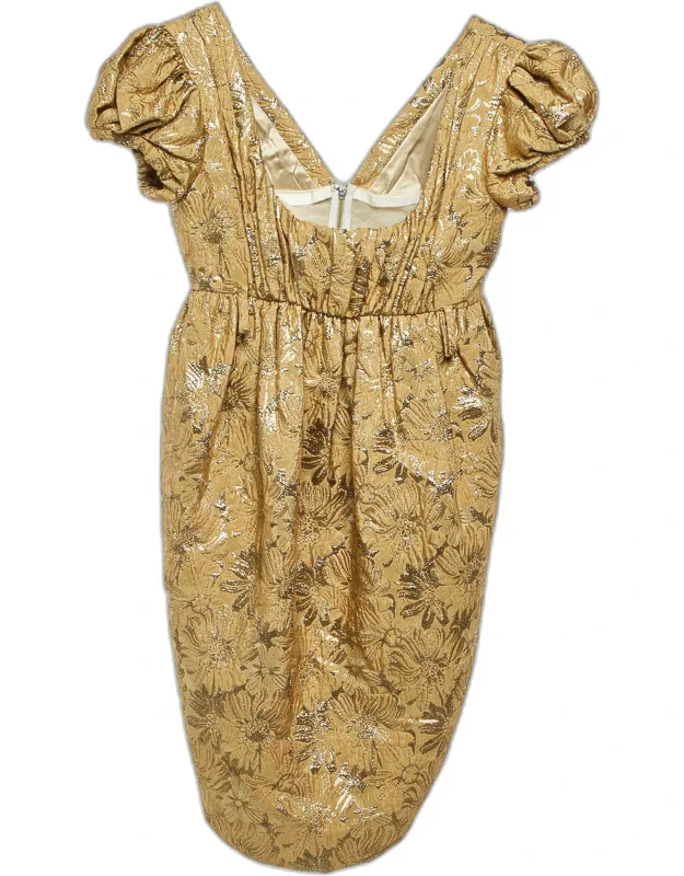 Brocade Corset Mini Dress
