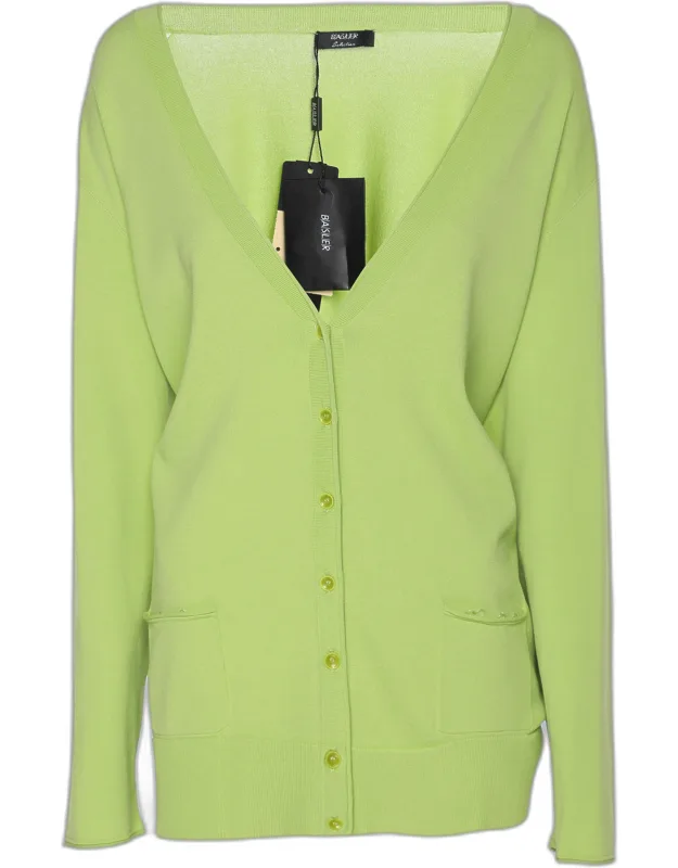 Stretch Crepe Twinset Cardigan