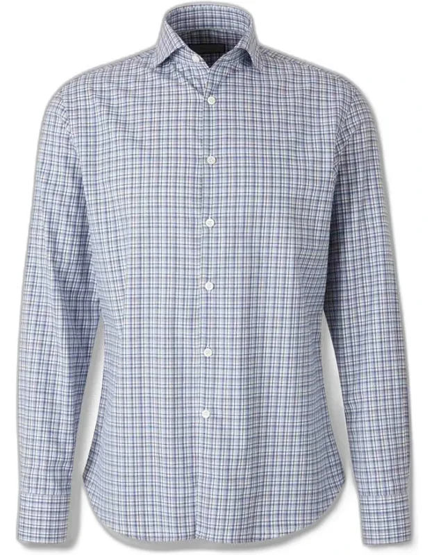 Canali Cotton Shirt - Crafted From High-quality Cotton, Offering A Soft And Breathable Texture, Classic Collar