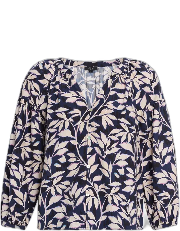 Button-front Blouse