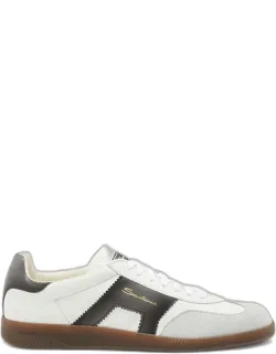 Sneakers Dbs Oly With Contrasting Rubber Sole And Lace-up Closure