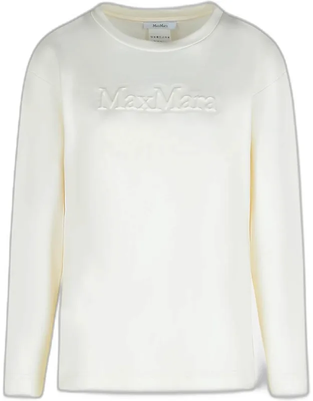 'berma Sweatshirt In Silk And Cotton With Fleece Lining'