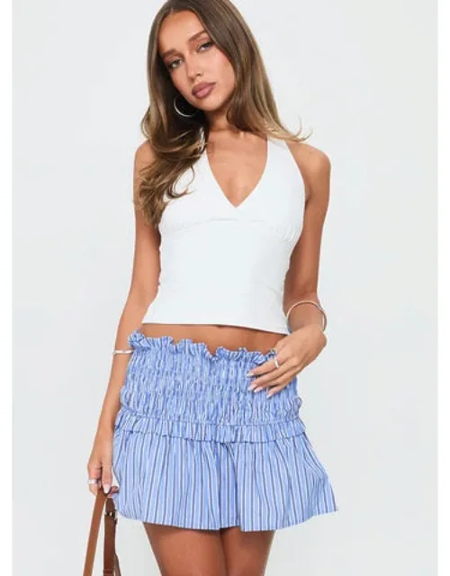 Shirring Mini Skirt