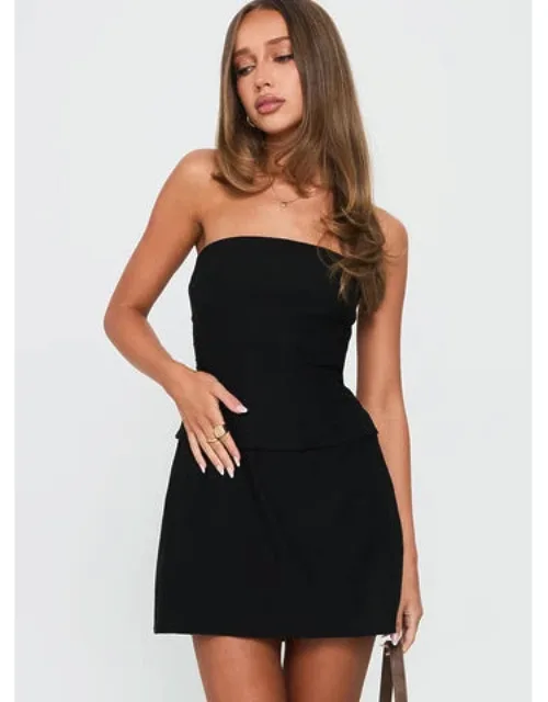 Nutmeg Strapless Mini Dress