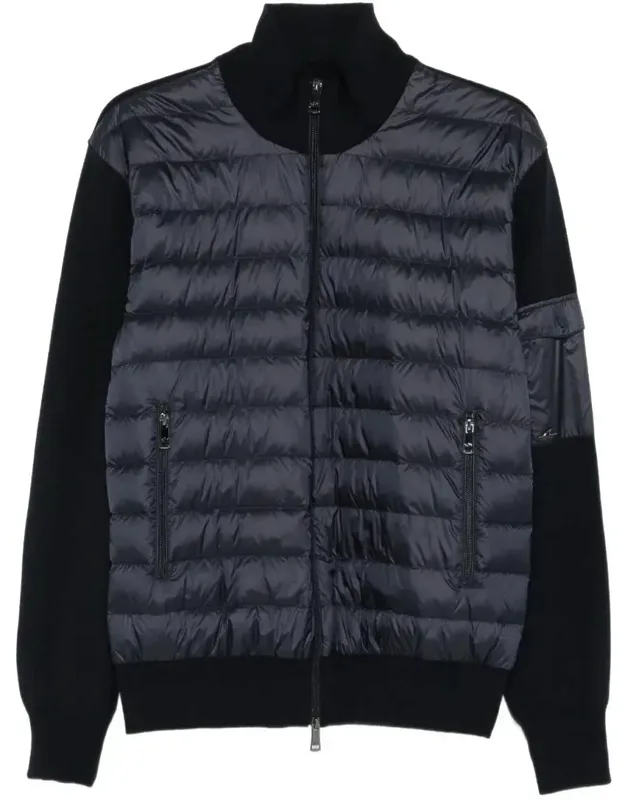 Wool Sleeve Quilted Jacket