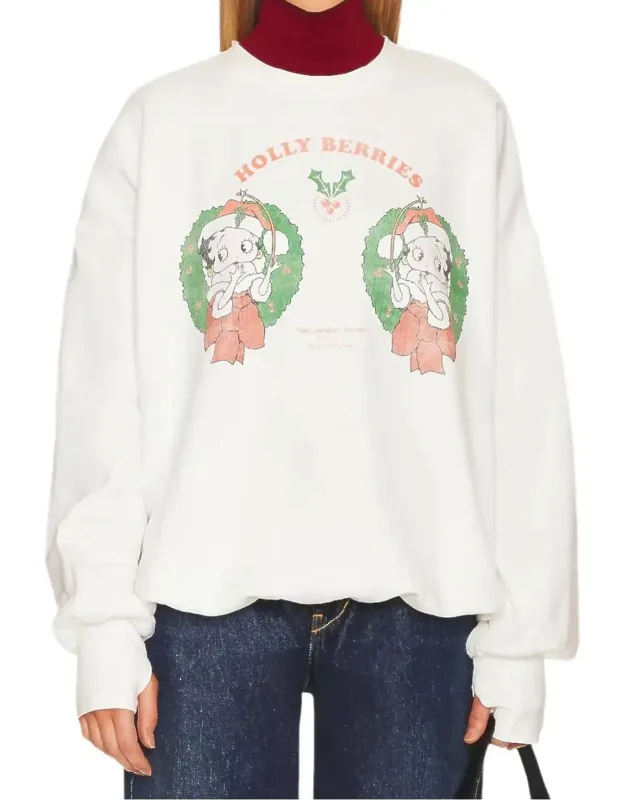 Holly Berries Sweater