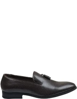 Loafers Slip On Leather Lined Tassel Pattern Formal Shoes