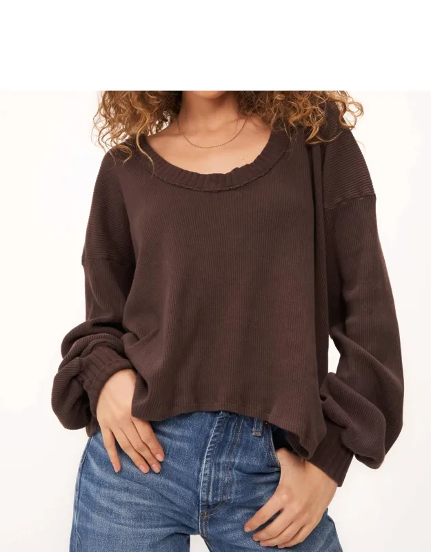 Inside Scoop Rib Sweater