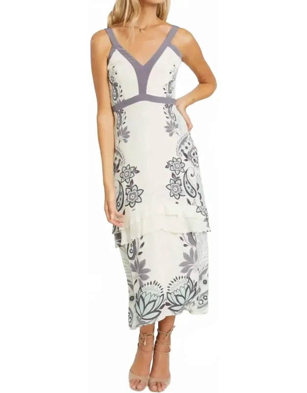 Sana Protea Paisley Dress