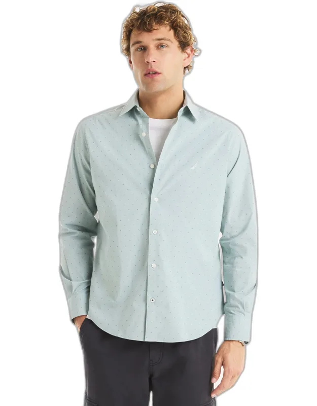 Classic Fit Wrinkle-resistant Dobby Shirt