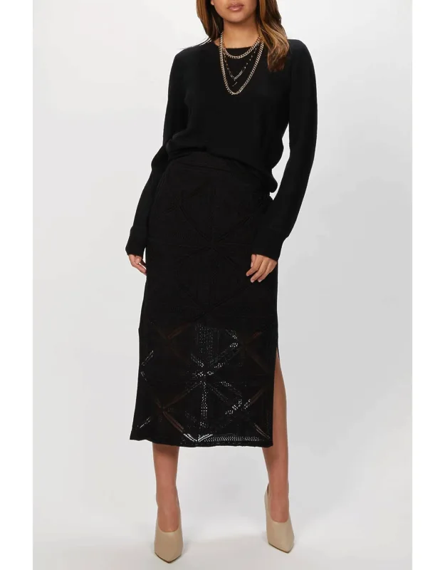 Pencil Midi Skirt
