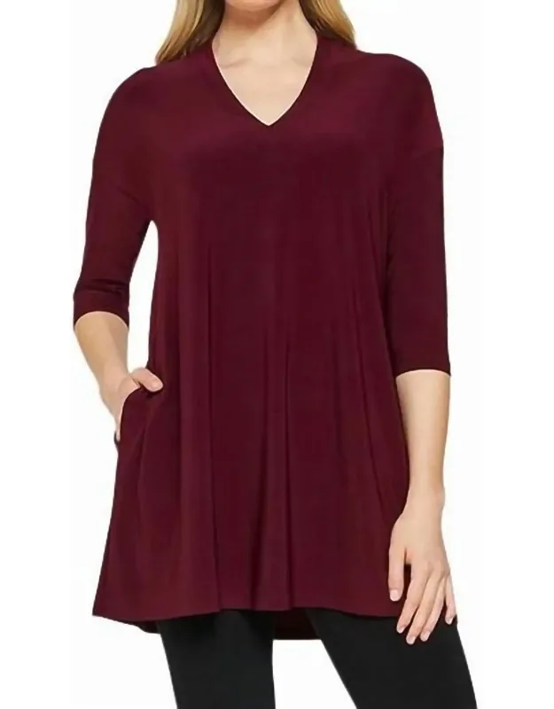 Ruched Tunic Top