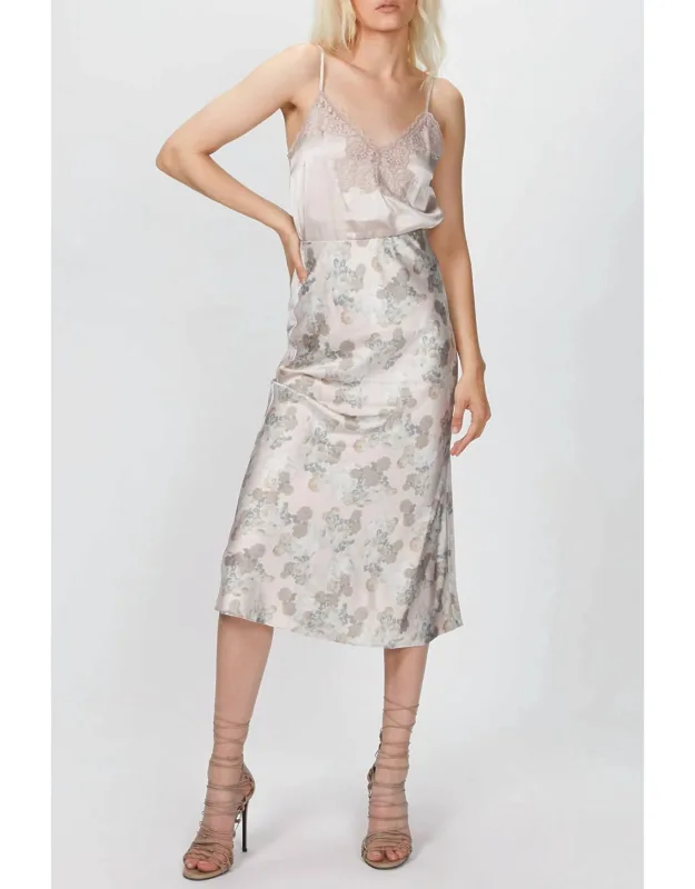 Floral Blur Skirt