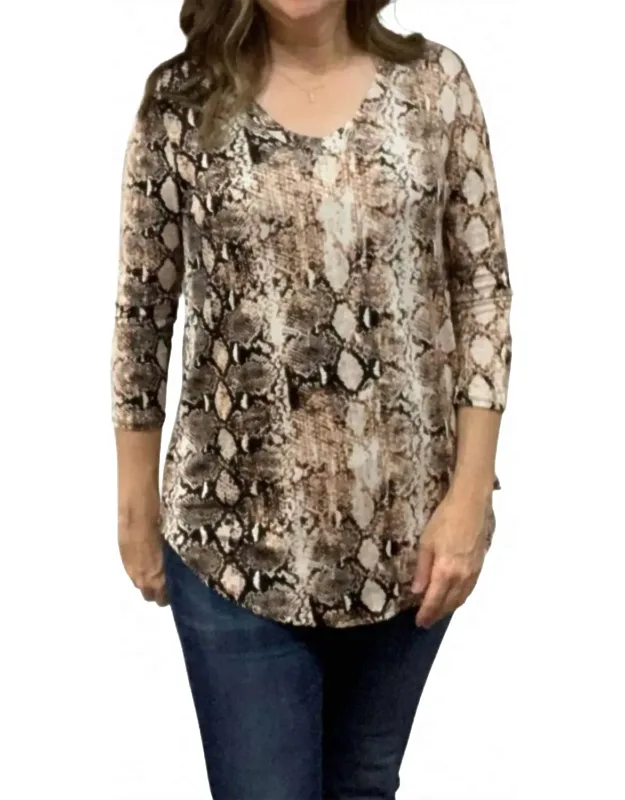 Animal Print Top