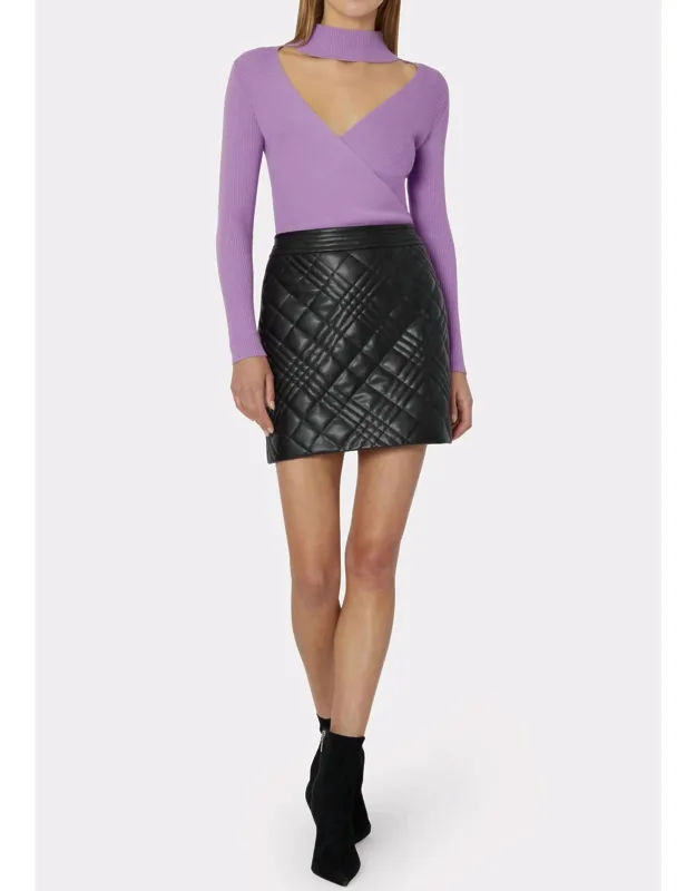 Quilted Vegan Skirt