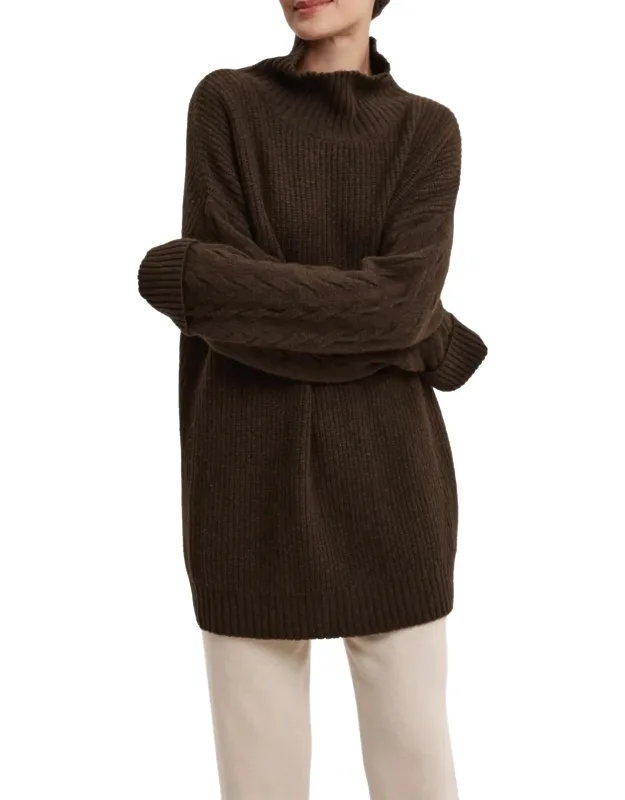 Yak Wool Turtleneck Sweater