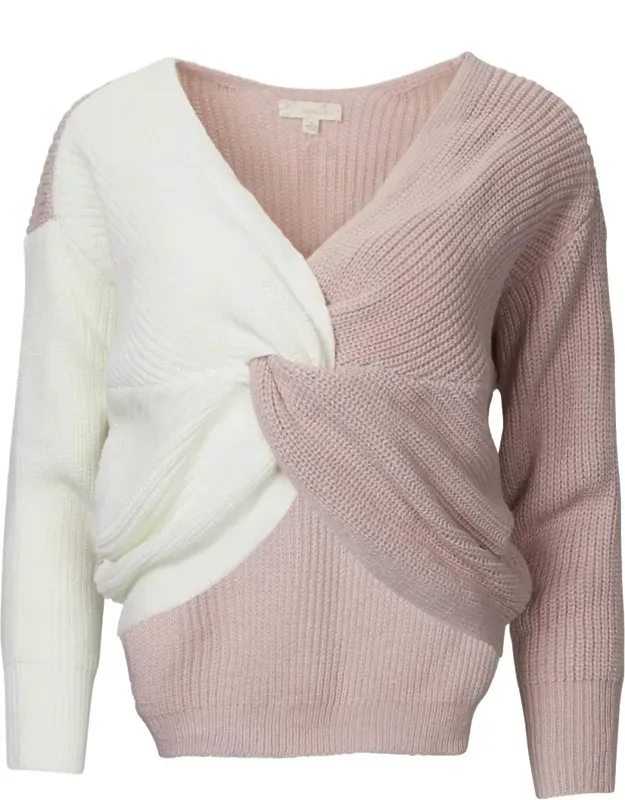 Cropped Twisted Ribbed-knit Sweater