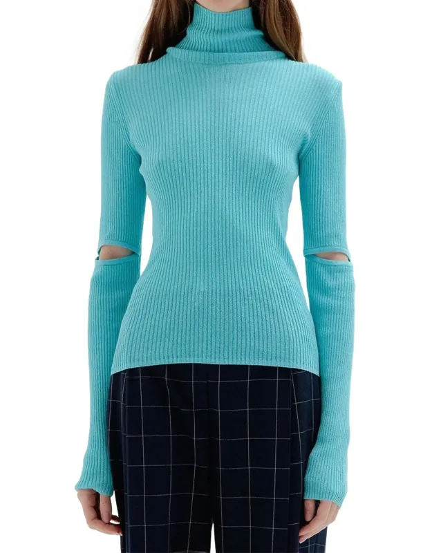 Ribbed Knit Pullover