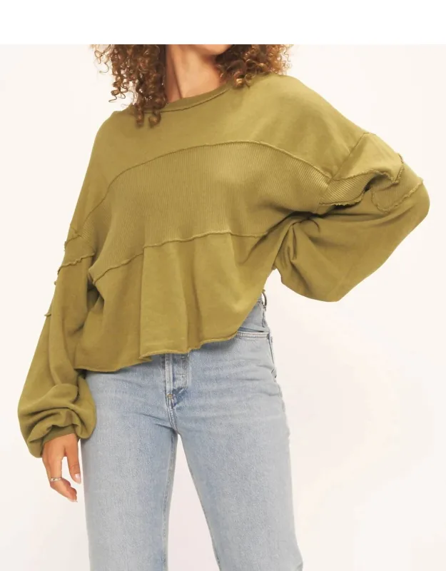 Seamed Sweatshirt