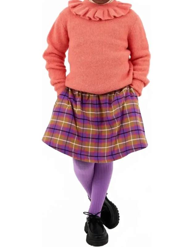 Check Mini Skirt