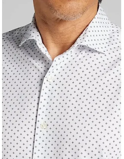 Modern Fit 4-way Stretch Button Up Shirt
