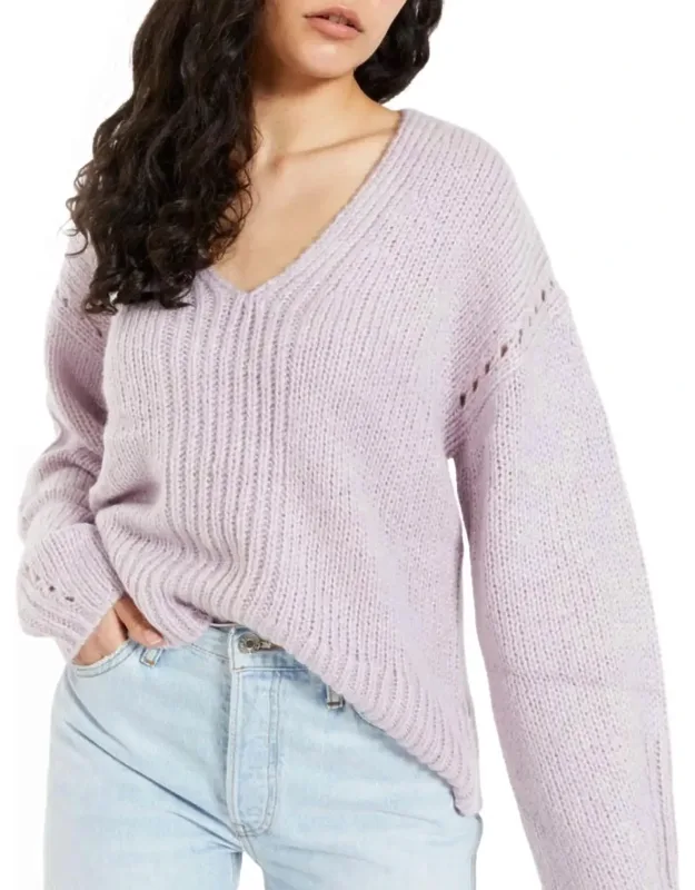 Willa Knit V-neck Jumper Sweater