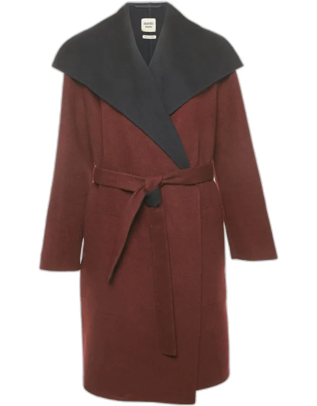 Cashmere Felt Belted Coat