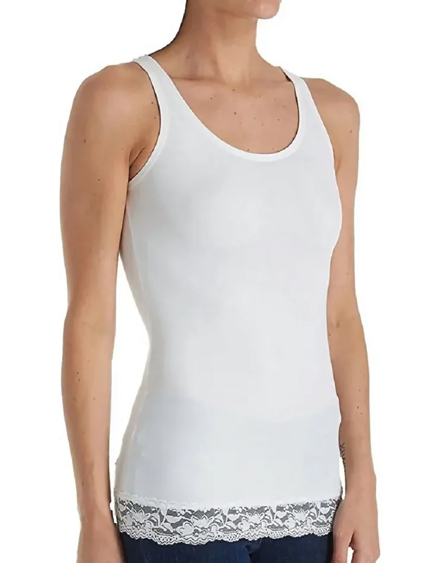 Camisole With Lace Trim