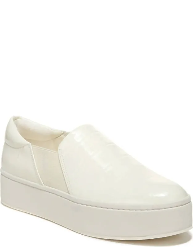 Warren Croc Stamped Sneakers