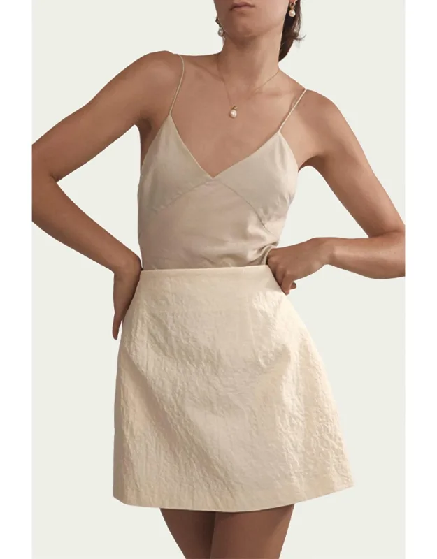 Silk-cotton Crepe Camisole