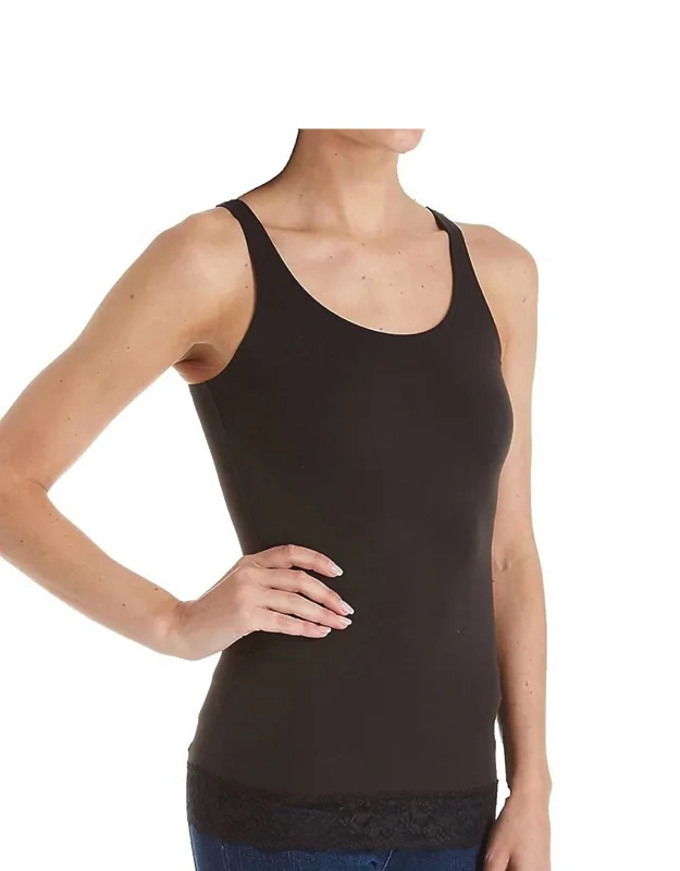 Camisole With Lace Trim