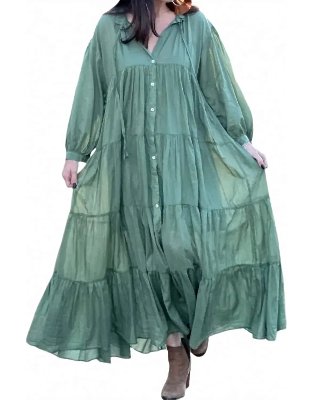 Daphne Long Sleeve Maxi Dress