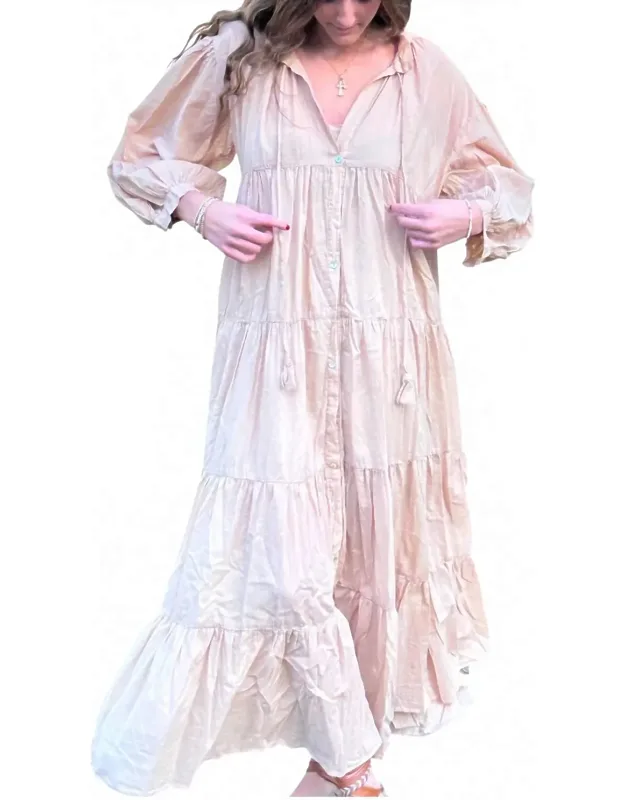 Daphne Long Sleeve Maxi Dress