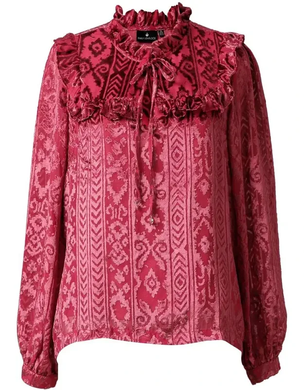 Daisy Devore Blouse