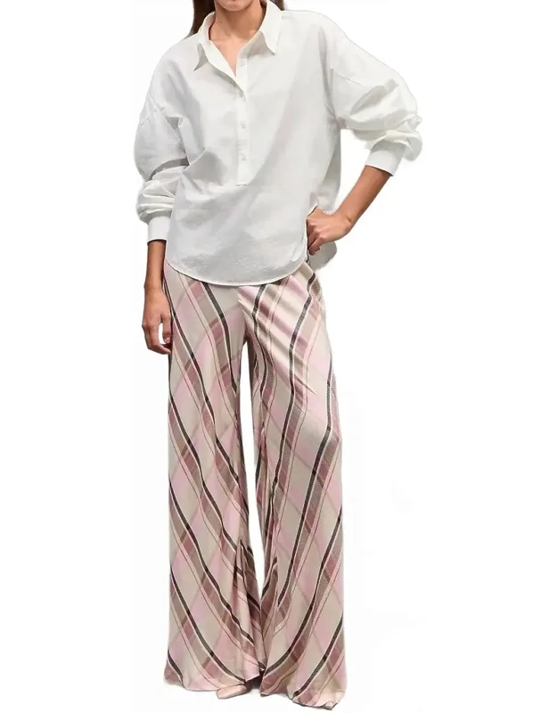 Relaxed Flannel Pants