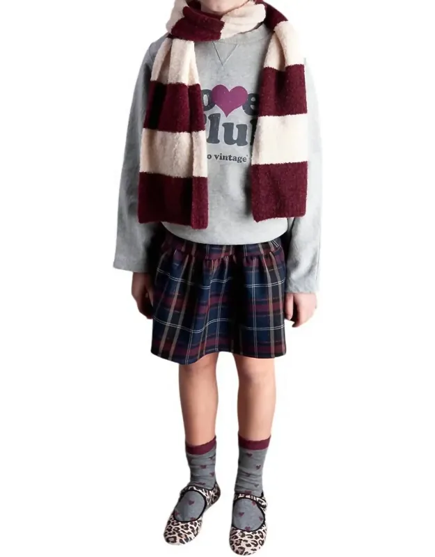 Checked Skirt