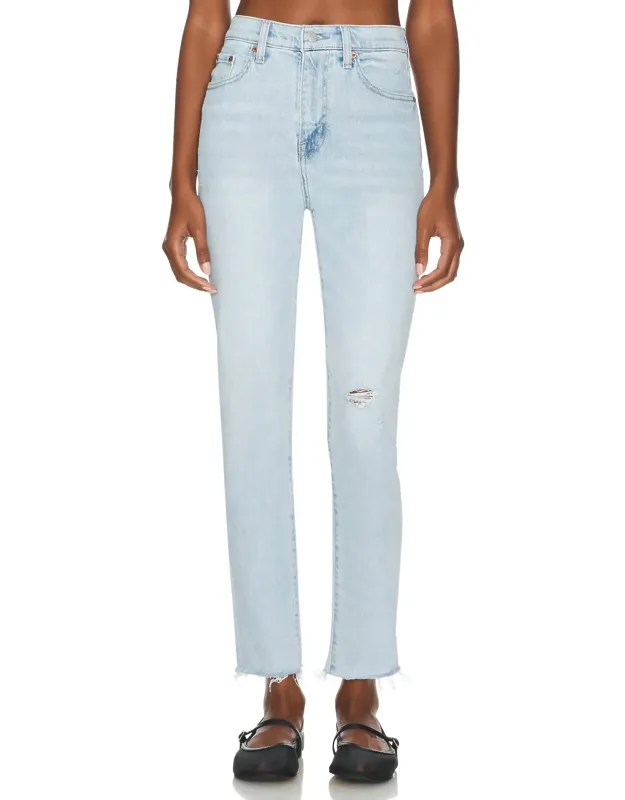 High Rise Vintage Slim Jeans