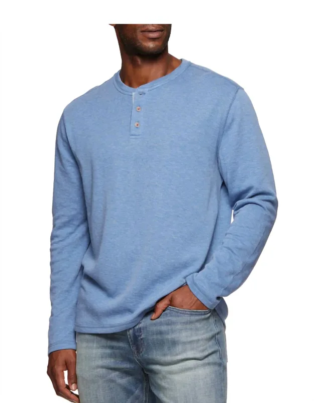 Bridgeport Double Knit Slub Henley Tee