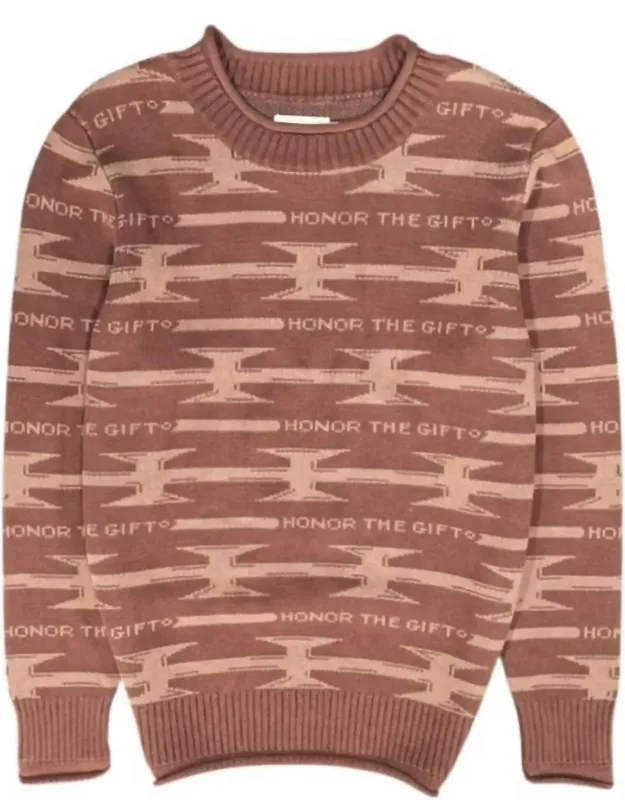 H Wire Knit Sweater