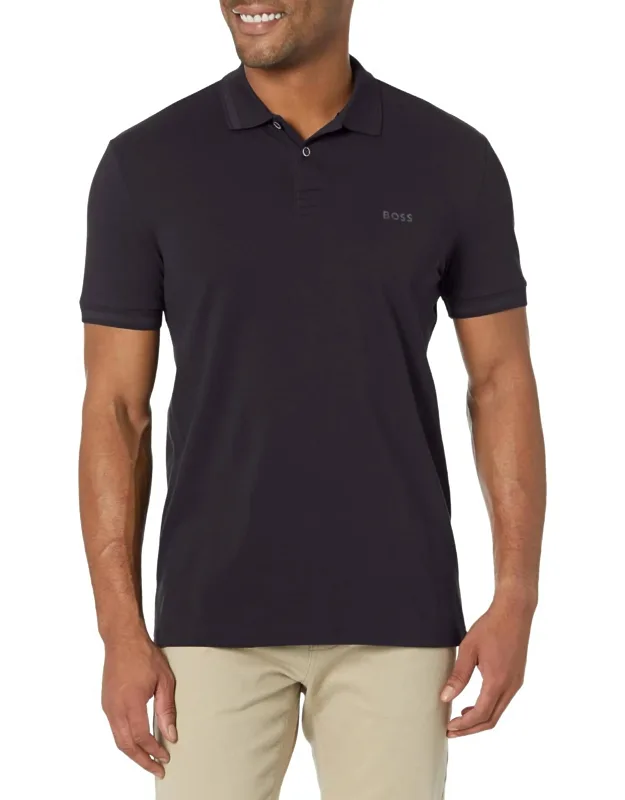 Sporty Tonal Collar Polo T-shirt
