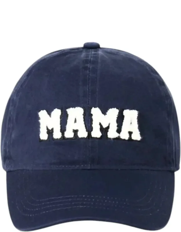 Mama Chenille Patch Cap