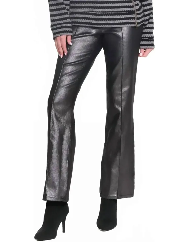 Foil Printed Bootcut Jeans