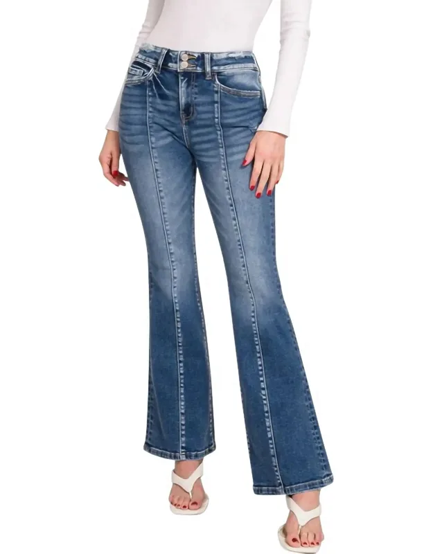 Fabulous Front Seam Stretch Bootcut Jeans